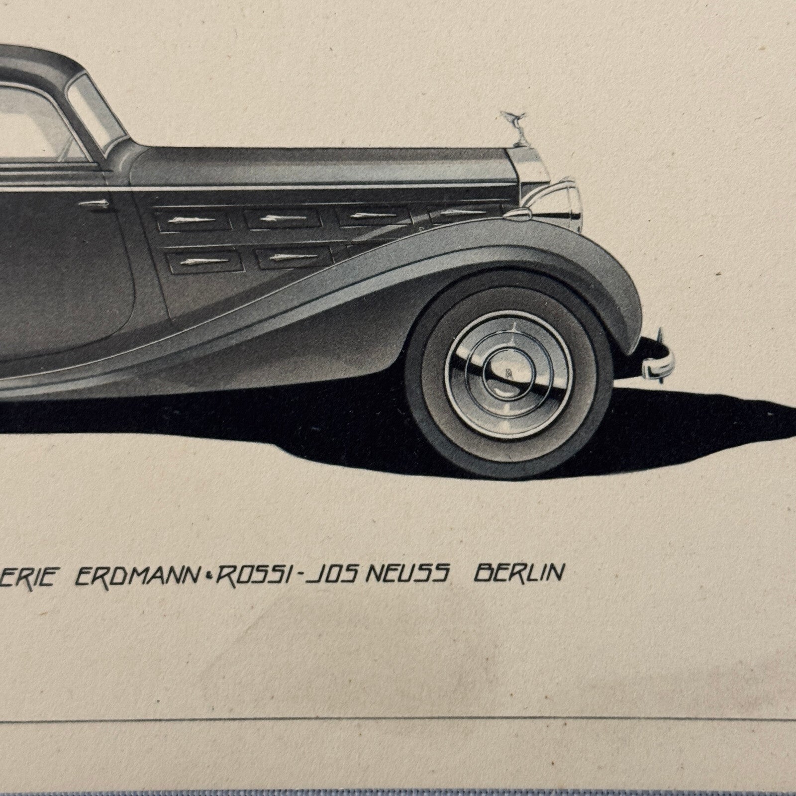 Erdmann & Rossi Coachbuilder Carrosserie Rolls Royce Design Print