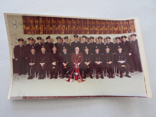 Vintage Fire Department Company Photo Photograph - 23 Firefighters - Canadian 