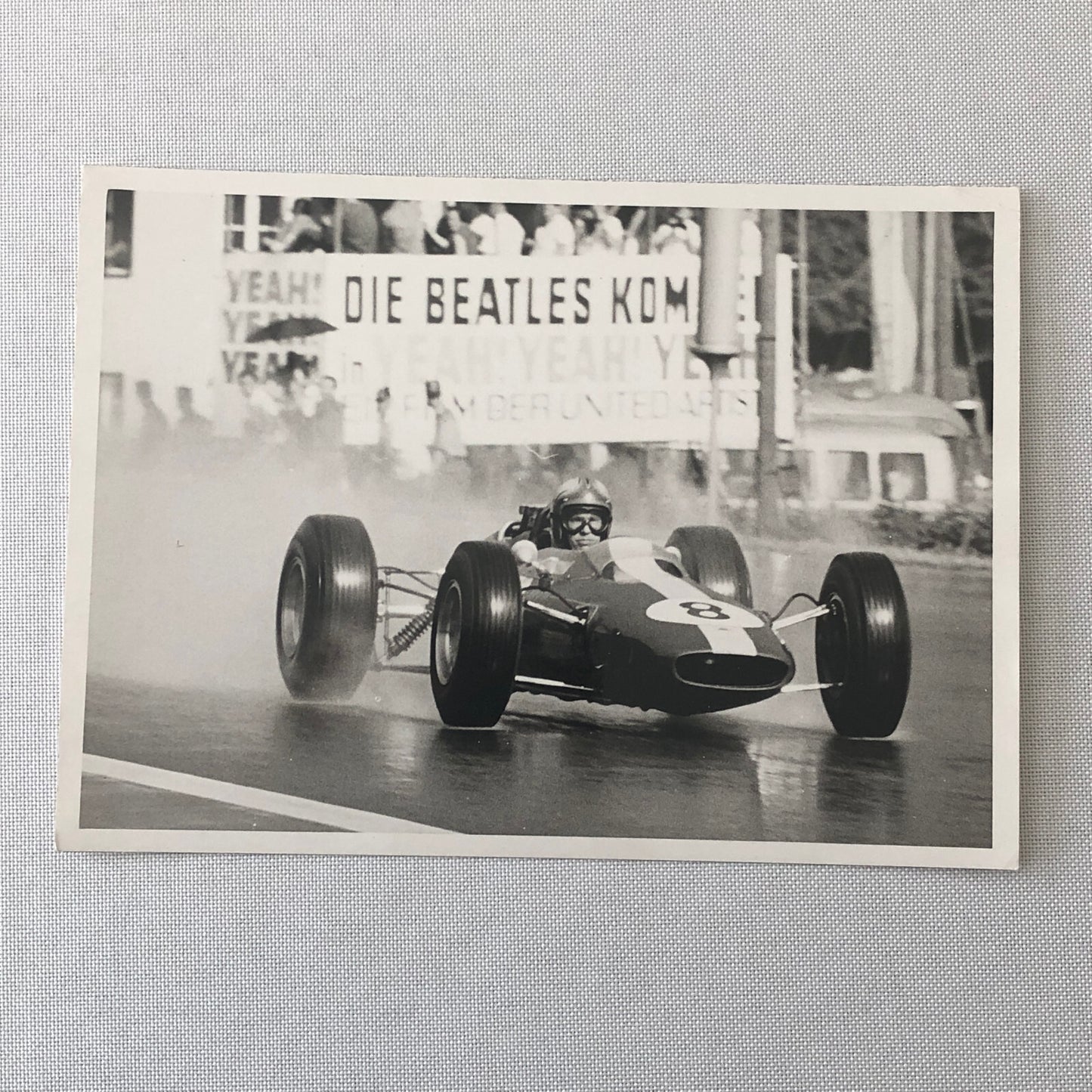 Mike Spence Lotus Grand Prix Racing Car Driver Photo Photograph Gunther Molter