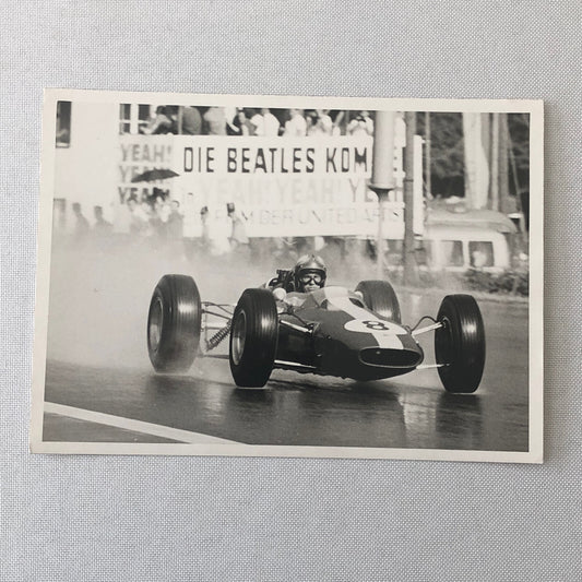 Mike Spence Lotus Grand Prix Racing Car Driver Photo Photograph Gunther Molter