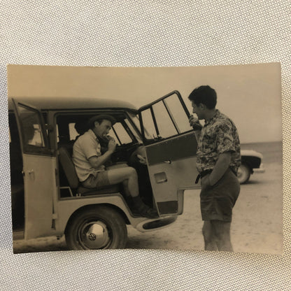 Vintage Volkswagen VW Bus and Rambler Car Photo Photograph Lot of 2 AL22SM2