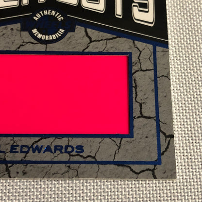 2010 Wheels Uppercuts Carl Edwards Pit Sign Relic Card /75 NASCAR