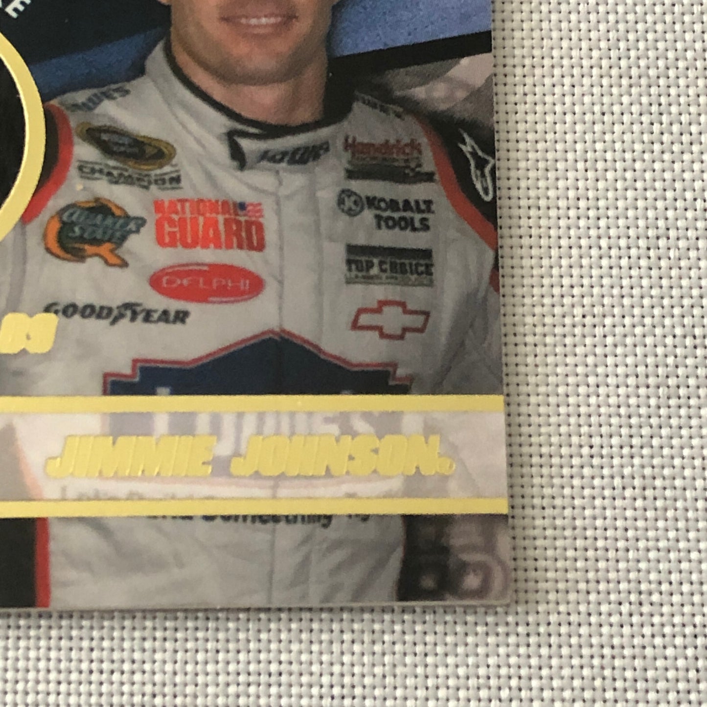 2010 Press Pass Eclipse Burning Rubber Tire Relic Card Jimmie Johnson #/50