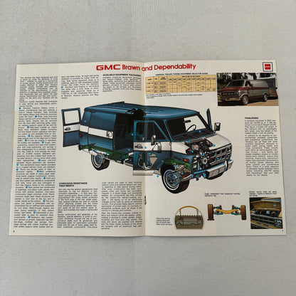 1978 GMC Van Truck Sales Brochure Catalog Vandura Magnavan Gypsy Gaucho Vintage