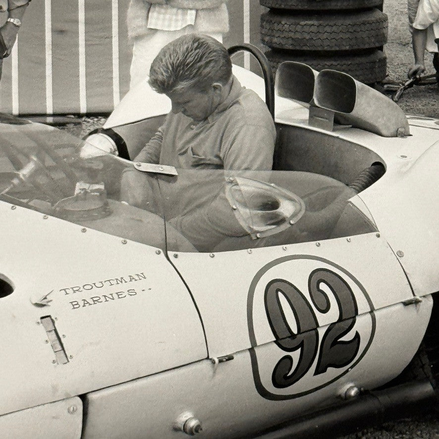 Vintage Racing Photograph Troutman Barnes Special Car Motorsport Modern Print