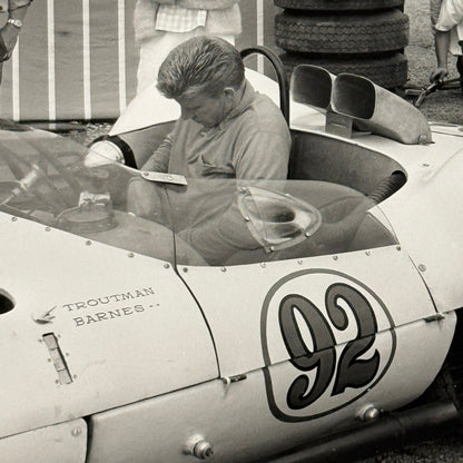 Vintage Racing Photograph Troutman Barnes Special Car Motorsport Modern Print