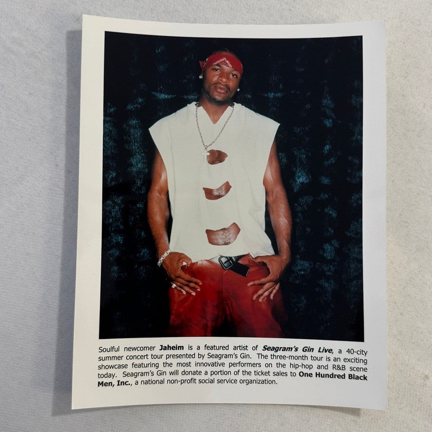 Jaheim Publicity Press Photo Photograph Artist R&B