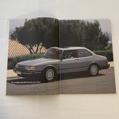 Vintage Saab 900i Car Sales Brochure Catalog Saab 900 i GERMAN Text 1986 1987