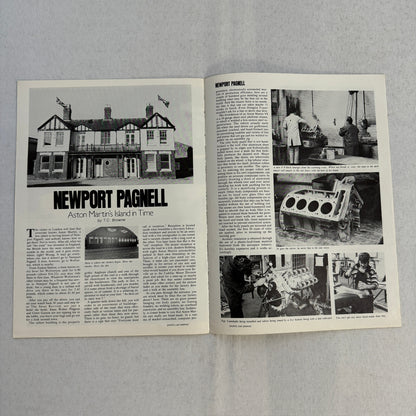 Aston Martin Volante Convertible Road Test Sales Brochure Catalog Sports Car