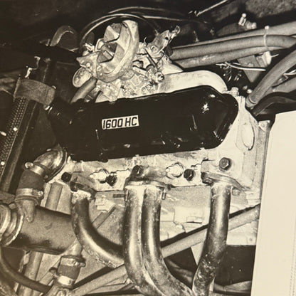 Vintage Car Racing Photo Photograph Print Engine Motor