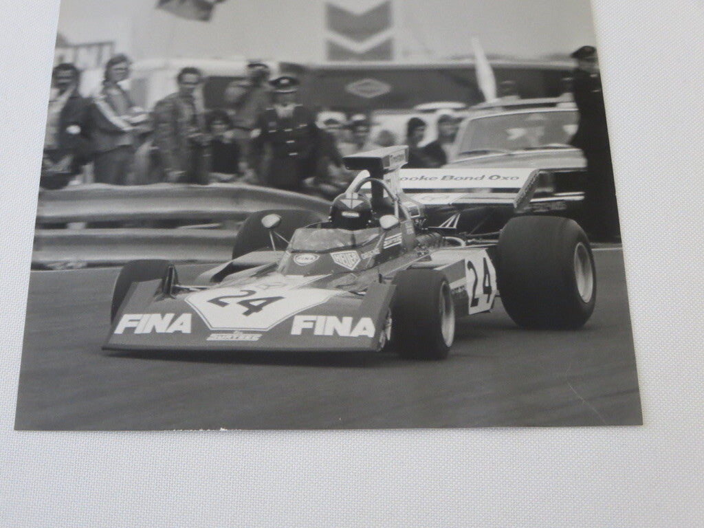 Vintage 1973 Dutch Grand Prix Racing Photograph Photo - Carlos Pace Surtees Ford