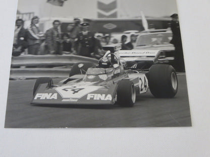Vintage 1973 Dutch Grand Prix Racing Photograph Photo - Carlos Pace Surtees Ford