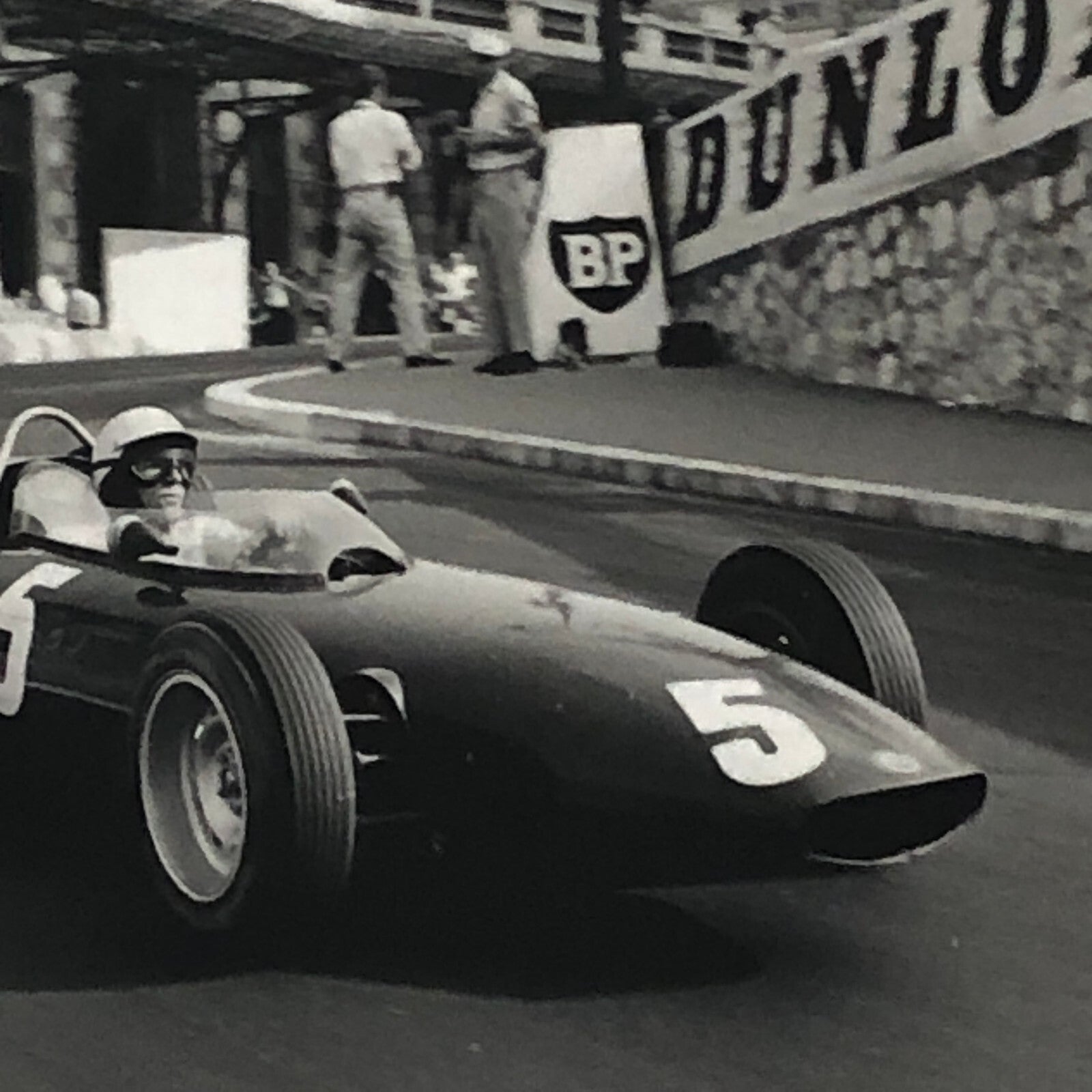 Vintage Racing Photo Photograph Richie Ginther BRM Car Monaco