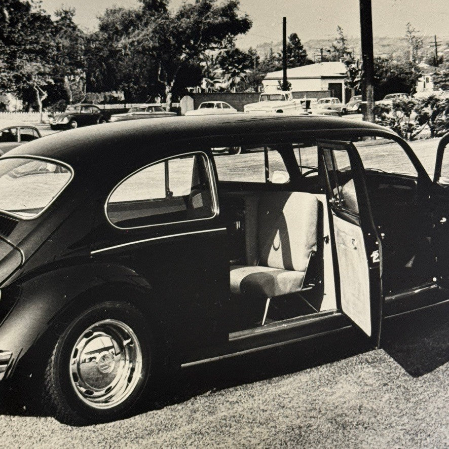 Vintage Volkswagen Beetle Limousine Extended Custom Car Photo Photograph VW