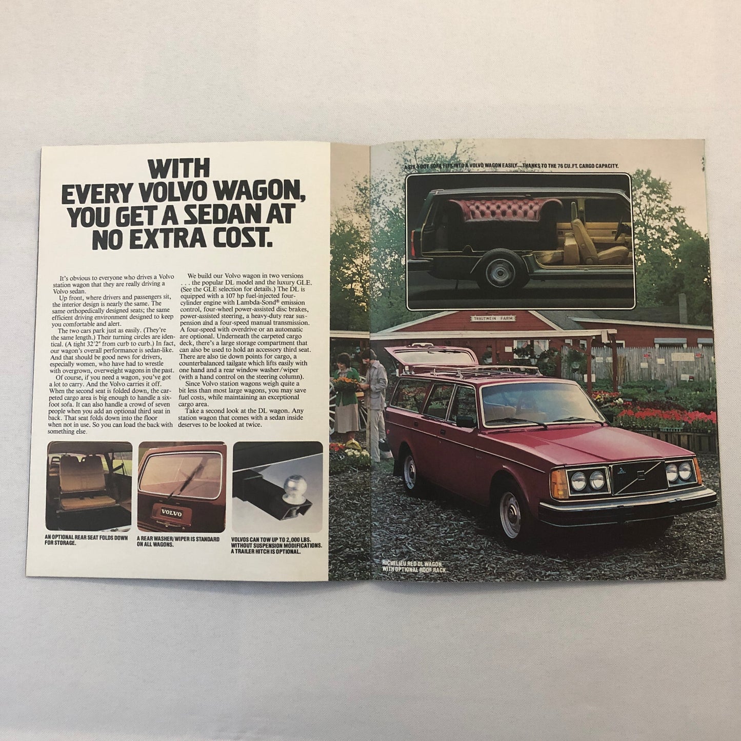 1980 Volvo Car Sales Brochure Catalog Bertone Coupe DL GLE Station Wagon GT