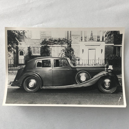 Vintage 1938 Bentley Car Photo Photograph Print - Sothebys Auction Image ? 