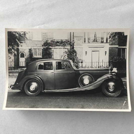 Vintage 1938 Bentley Car Photo Photograph Print - Sothebys Auction Image ? 
