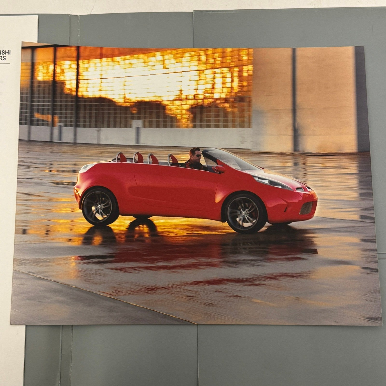 2003 Mitsubishi Tarmac Spyder Factory Press Kit Brochure CD Concept Car