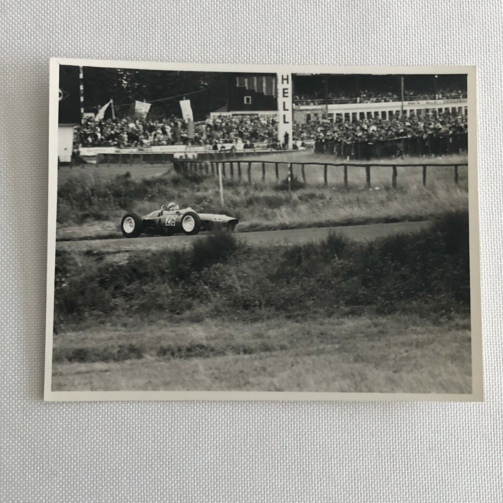 Vintage Grand Prix Racing Car Driver Photo Photograph Print
