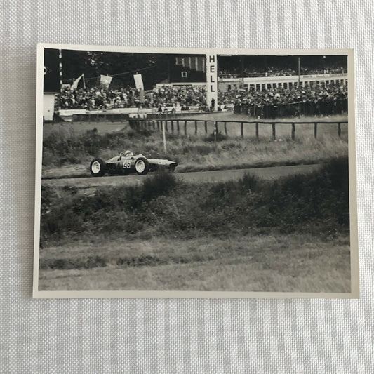 Vintage Grand Prix Racing Car Driver Photo Photograph Print