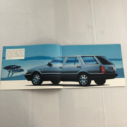 Lancia Thema Station Wagon Car Sales Brochure Catalog ITALIAN Text Turbo 16V