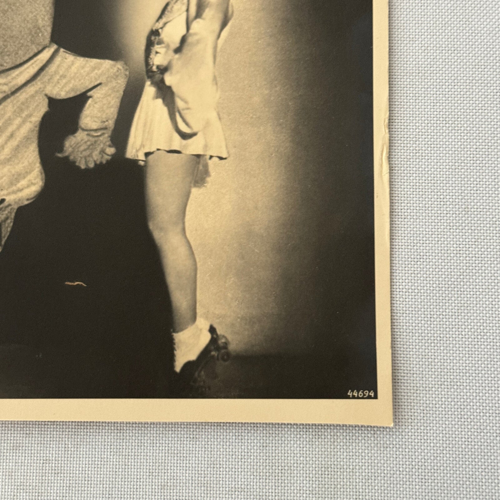 Vintage Circus Rollerskating Roller Skate Act Photo Photograph Chick Finks