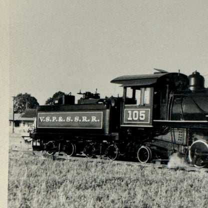 Vintage Train Locomotive Photo Photograph