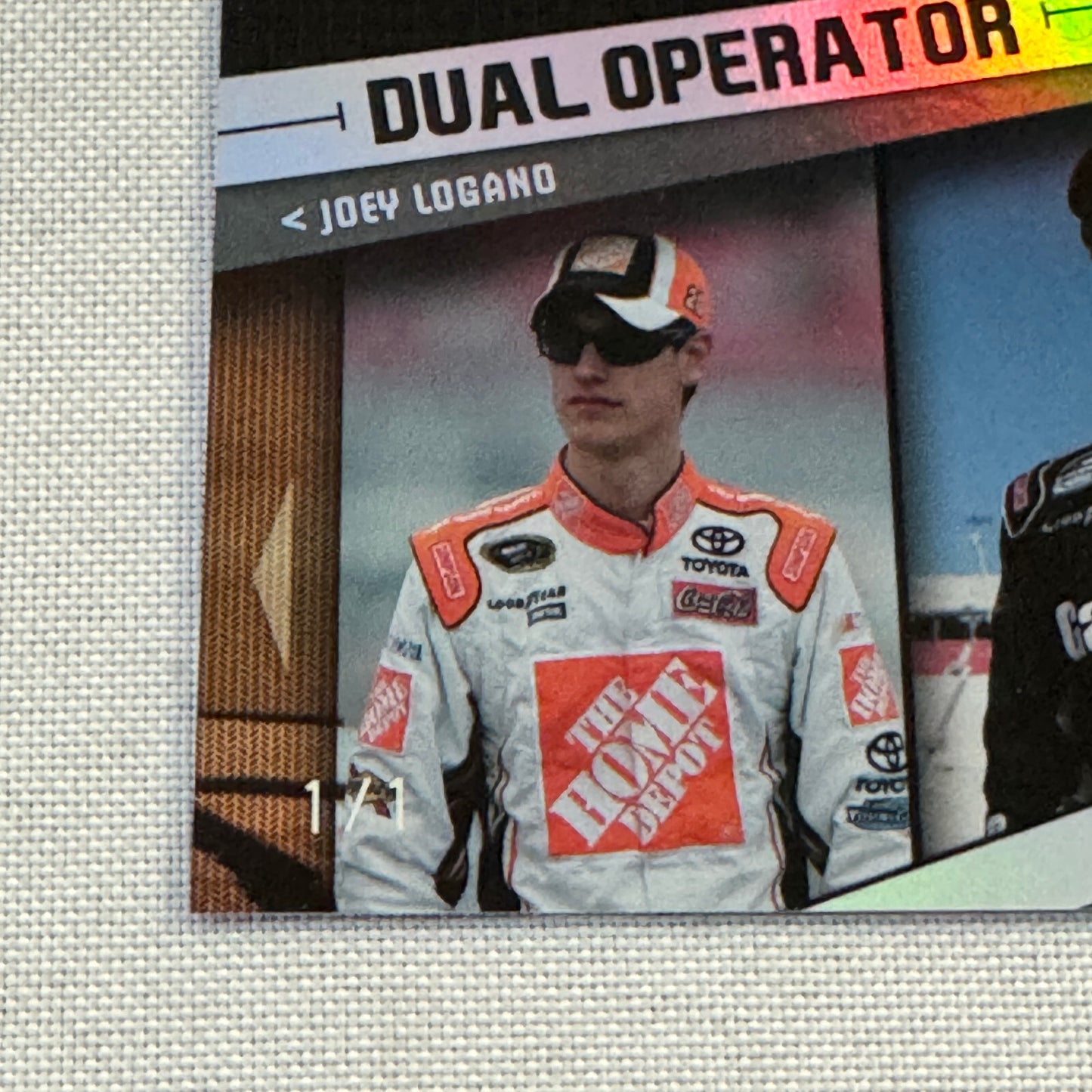 2010 Press Pass Stealth Joey Logano Dual Operator ONE OF ONE 1/1 Card