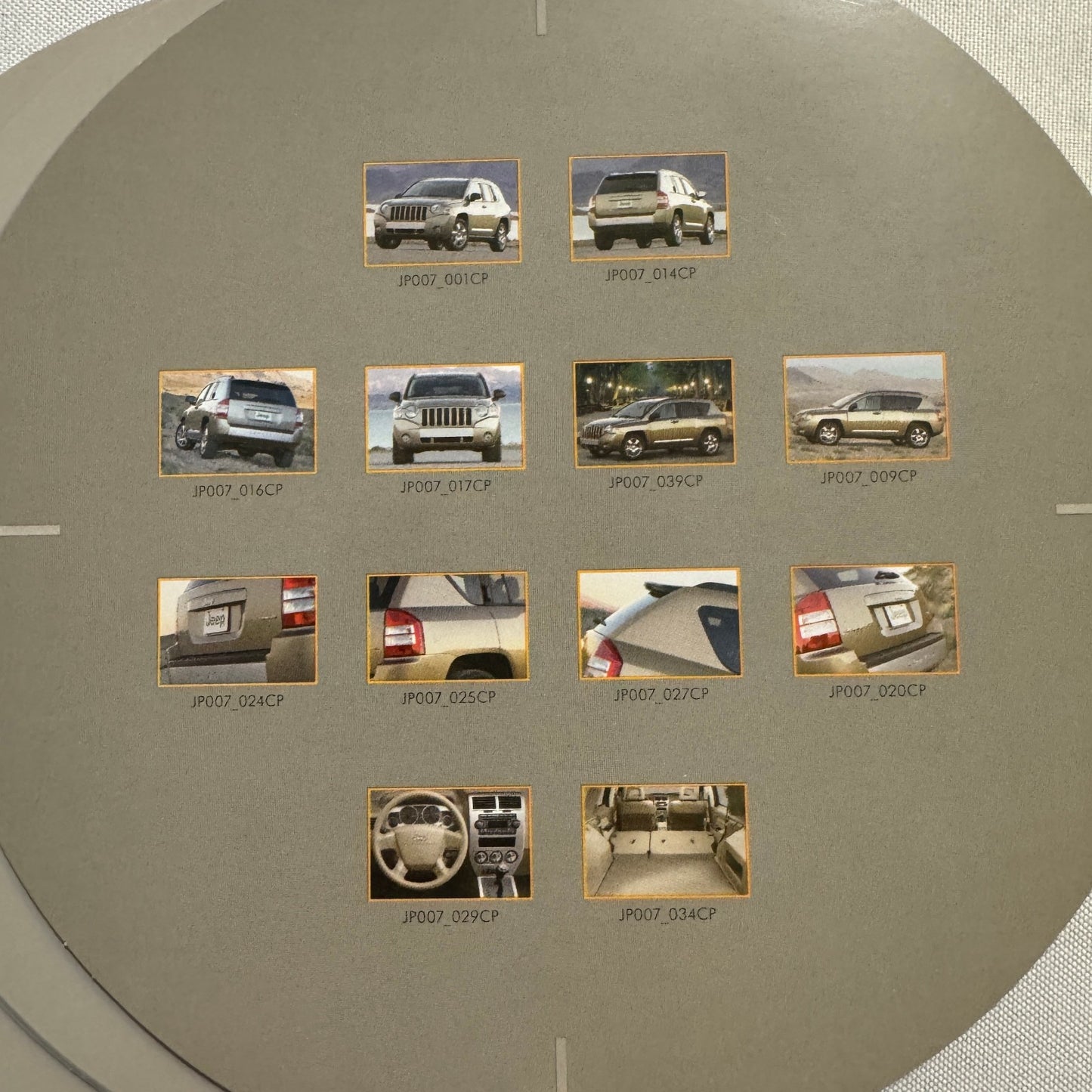 2007 Jeep Compass Press Kit Brochure with Photo CD