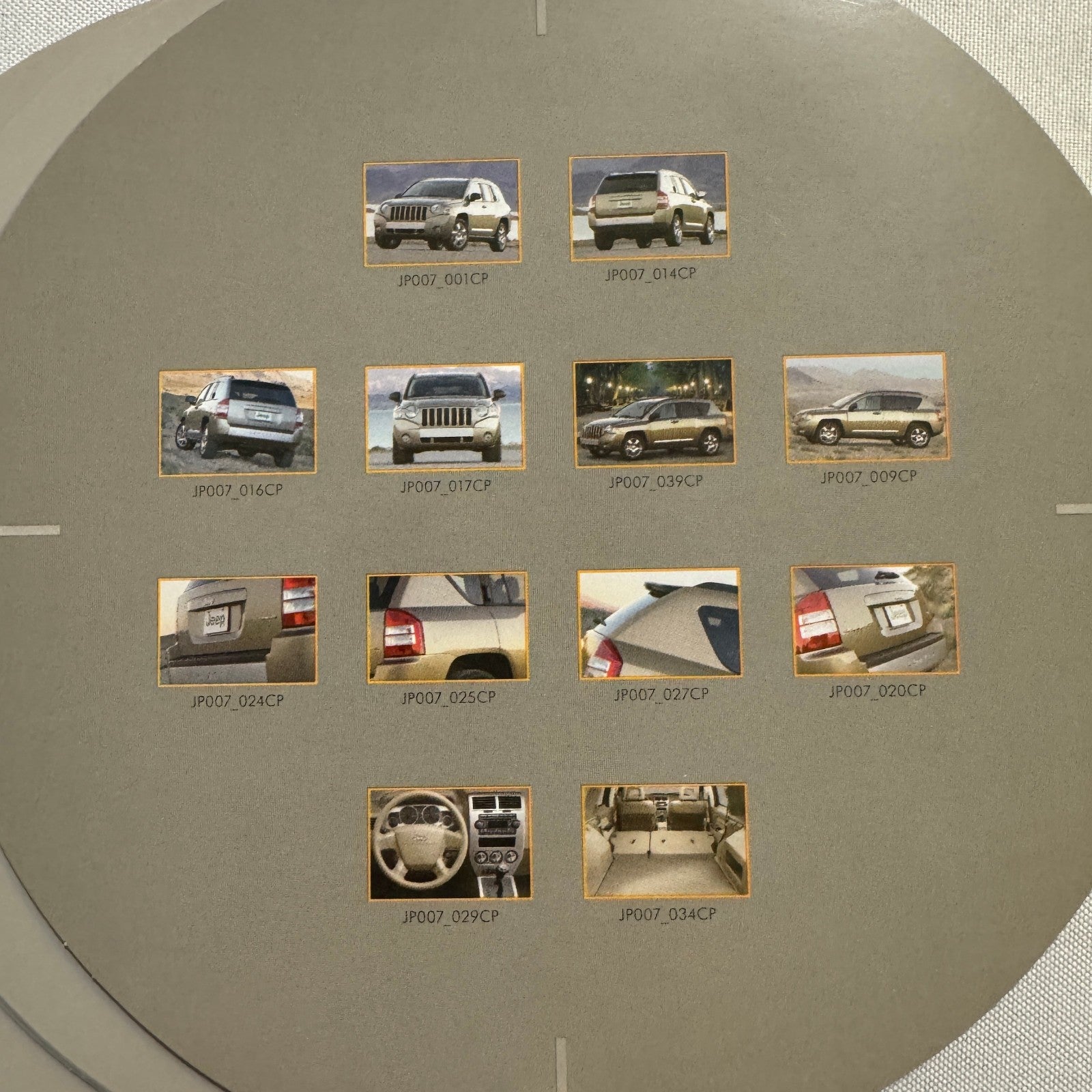 2007 Jeep Compass Press Kit Brochure with Photo CD