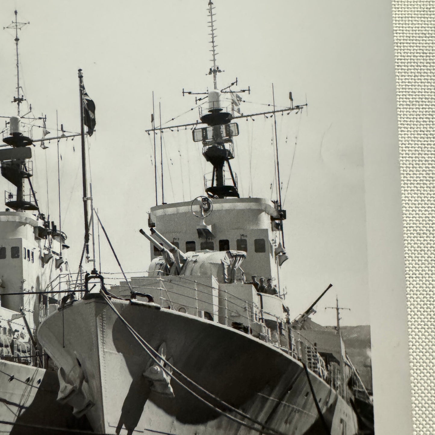 Vintage Military Ship Boat Photo Photograph Royal Canadian Navy