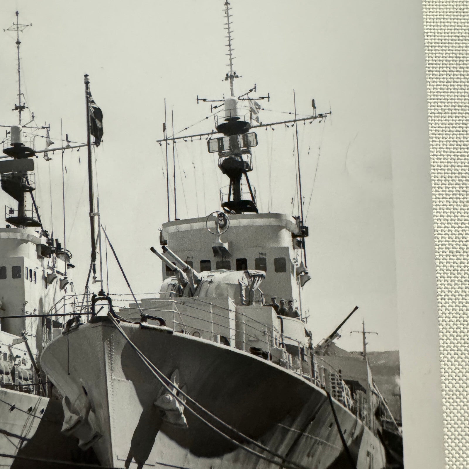 Vintage Military Ship Boat Photo Photograph Royal Canadian Navy