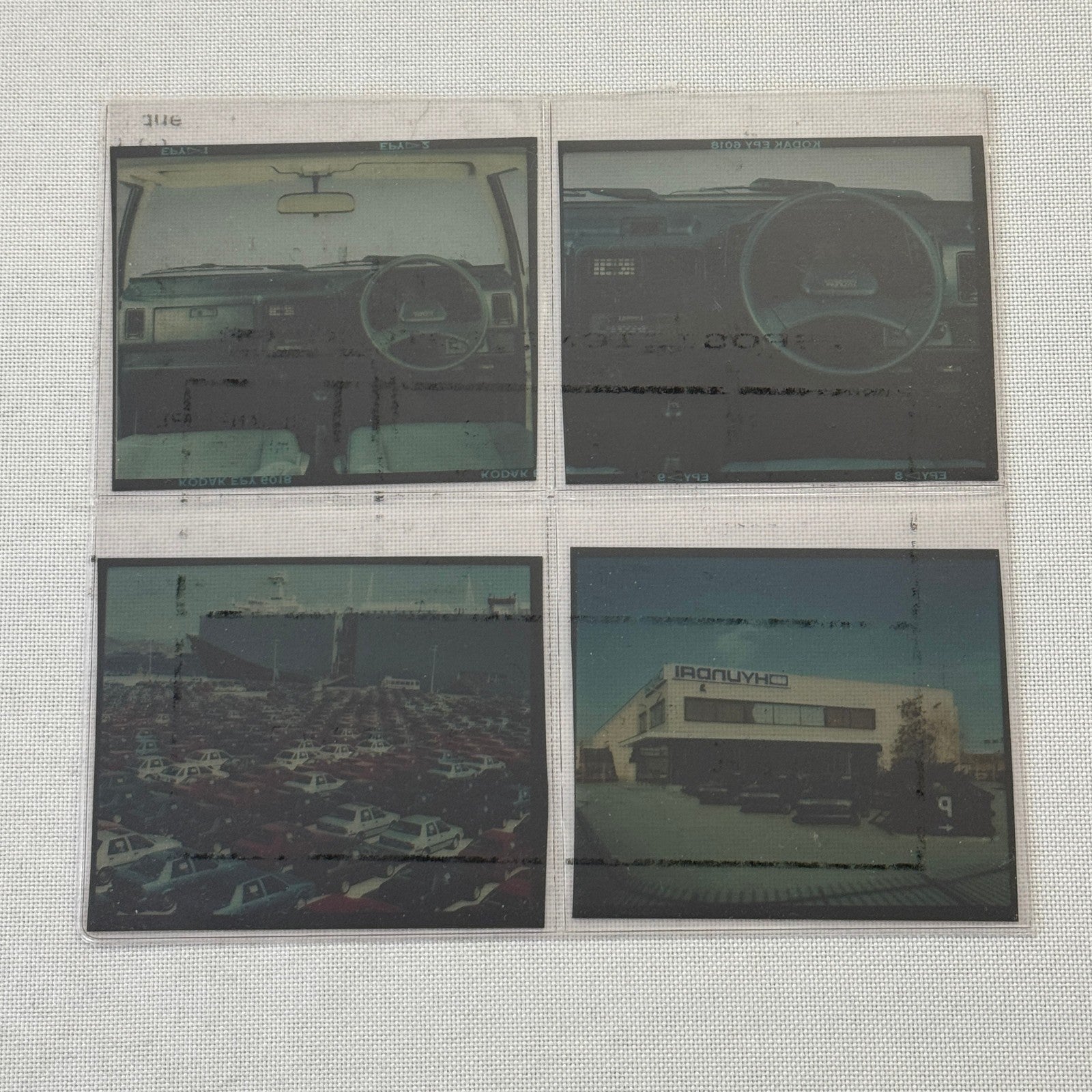 Vintage Hyundai Photo Film Lot Hyundai Pony Stellar Italian Factory