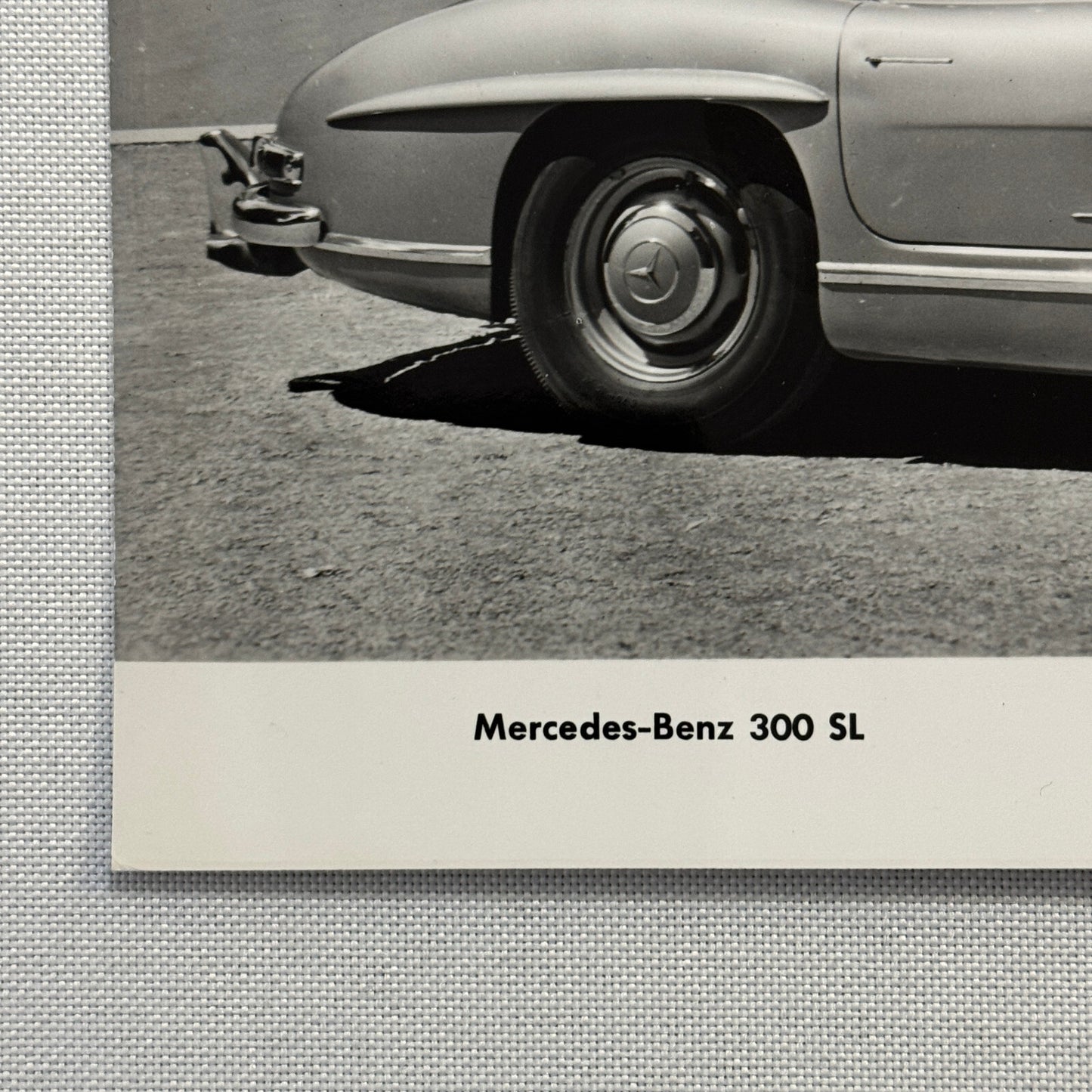 Mercedes Benz 300 SL Car Factory Photo Photograph Print Vintage