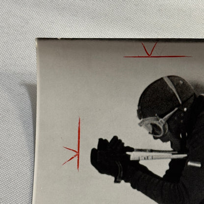 Vintage Skier Skiing Photo Print Retro Winter Sports Wall Art