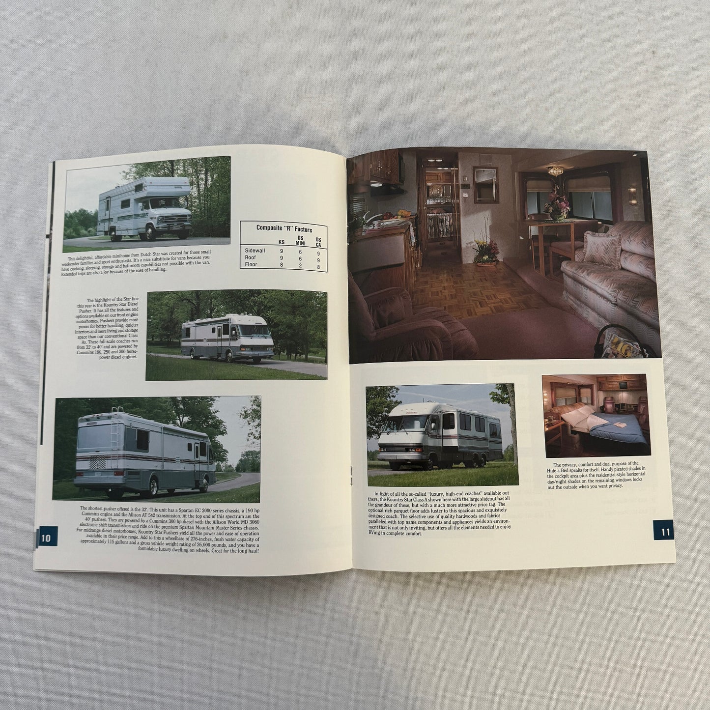 1993 Newmar Kountry Style RV Sales Brochure Catalog London Aire Mountain Aire +