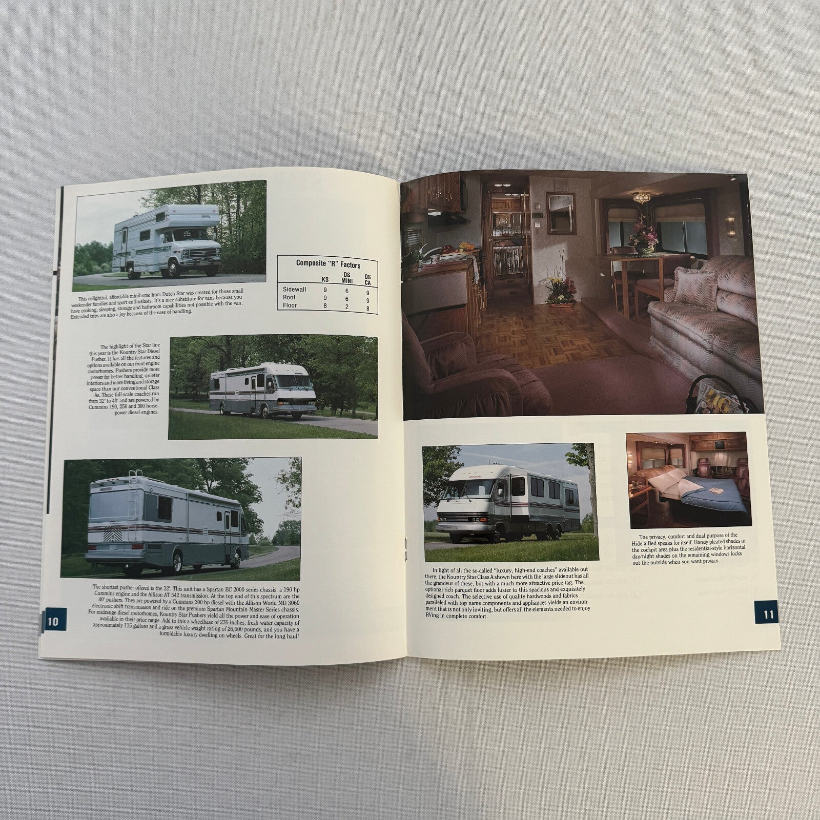 1993 Newmar Kountry Style RV Sales Brochure Catalog London Aire Mountain Aire +