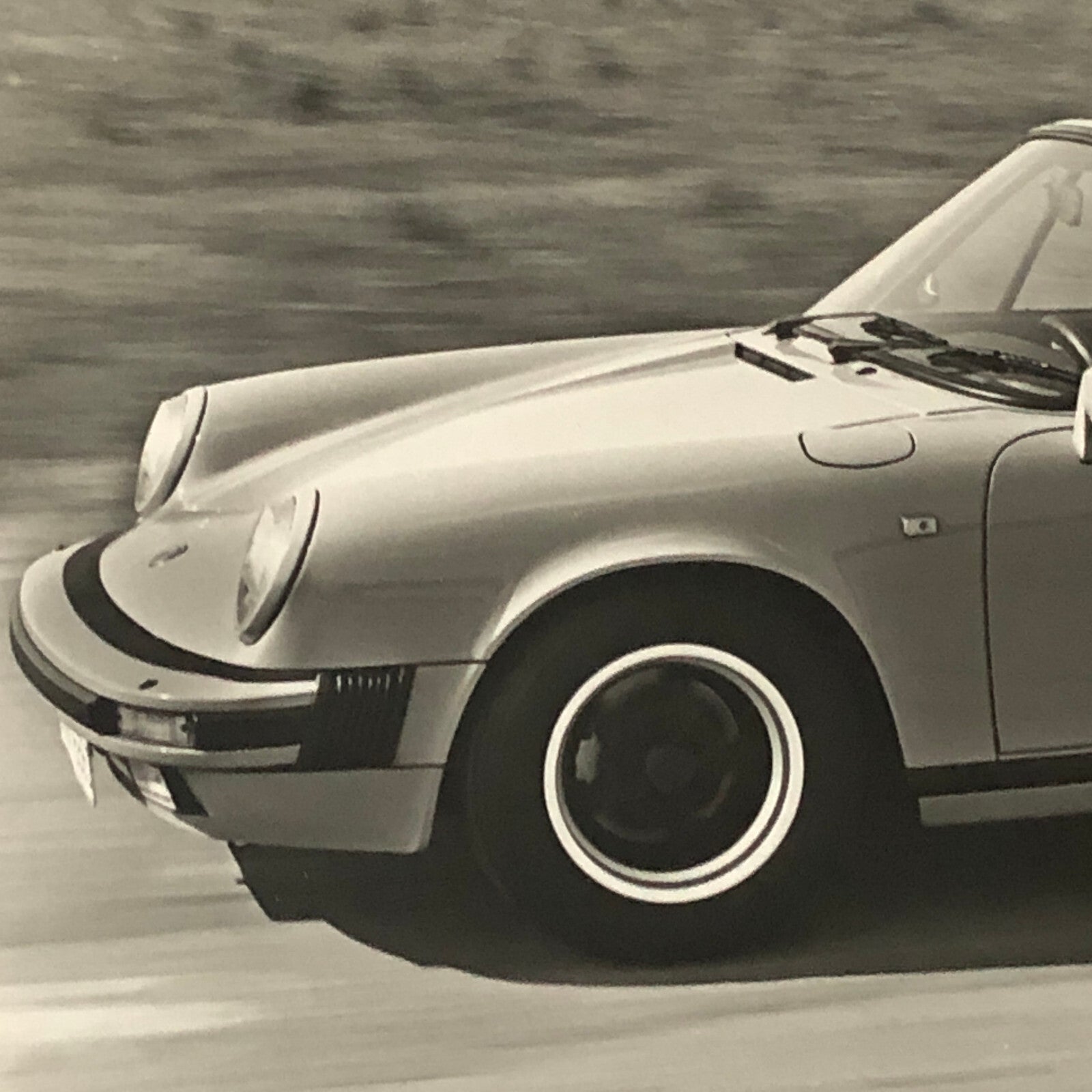 Vintage Porsche 911 Carrera Cabrio Factory Press Photo Photograph Werkfoto