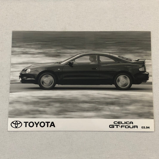 Toyota Celica GT-Four Car Factory Press Photo Photograph Print GT Four