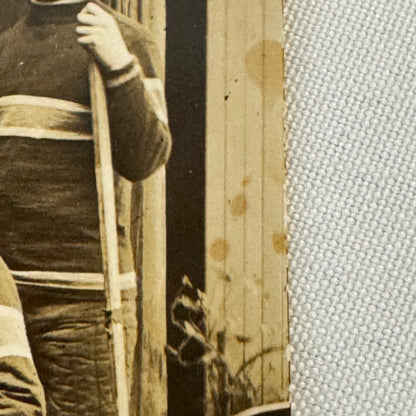 1928 Antique Hockey RPPC Real Photo Postcard Post Card Team Vintage Sports