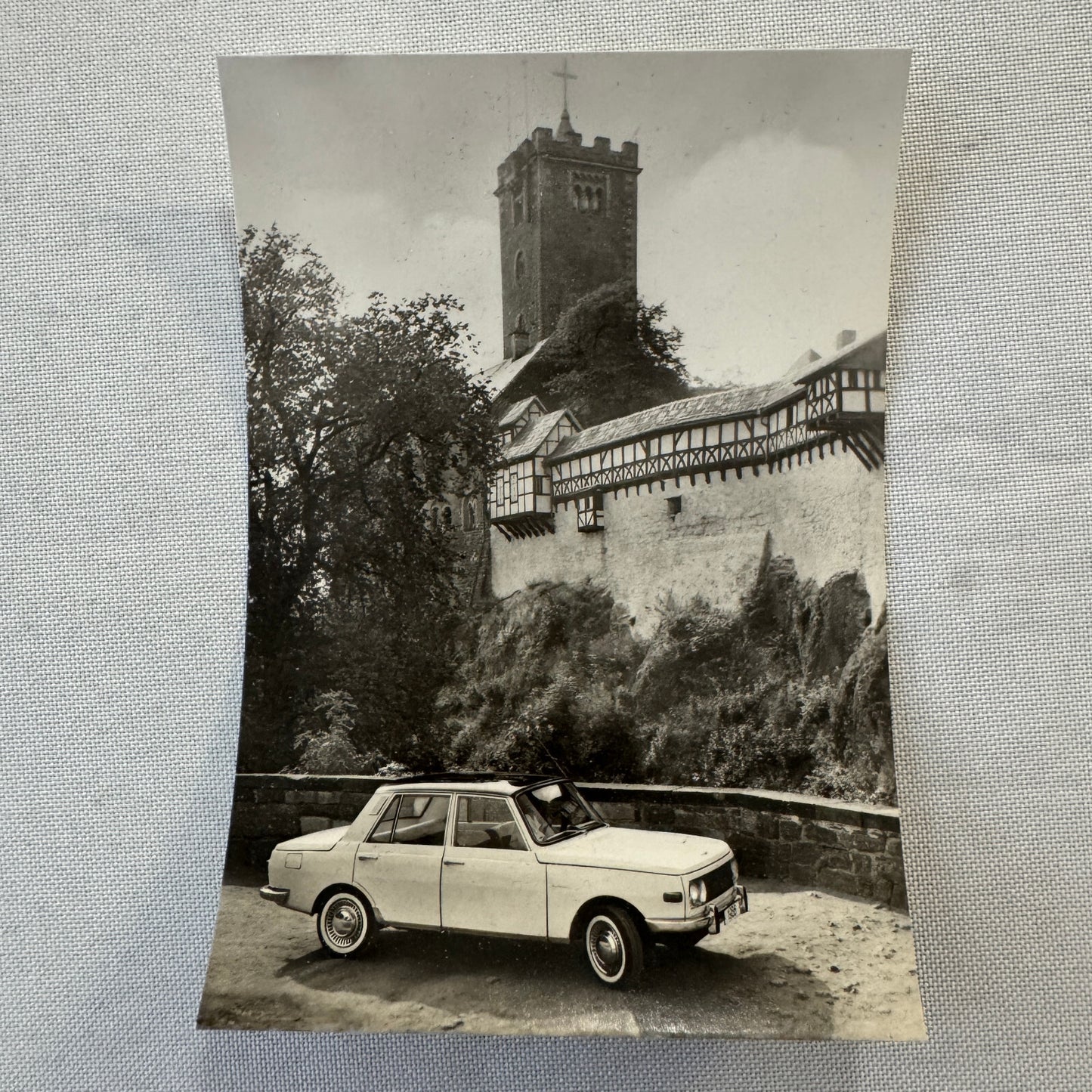 Wartburg 1000 Car Advertising Postcard Post Card Vintage