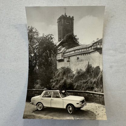Wartburg 1000 Car Advertising Postcard Post Card Vintage