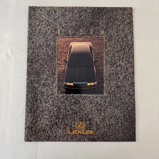 Lexus ES250 Car Sales Brochure Catalog Advertising Canadian Lexus ES 250 Vintage