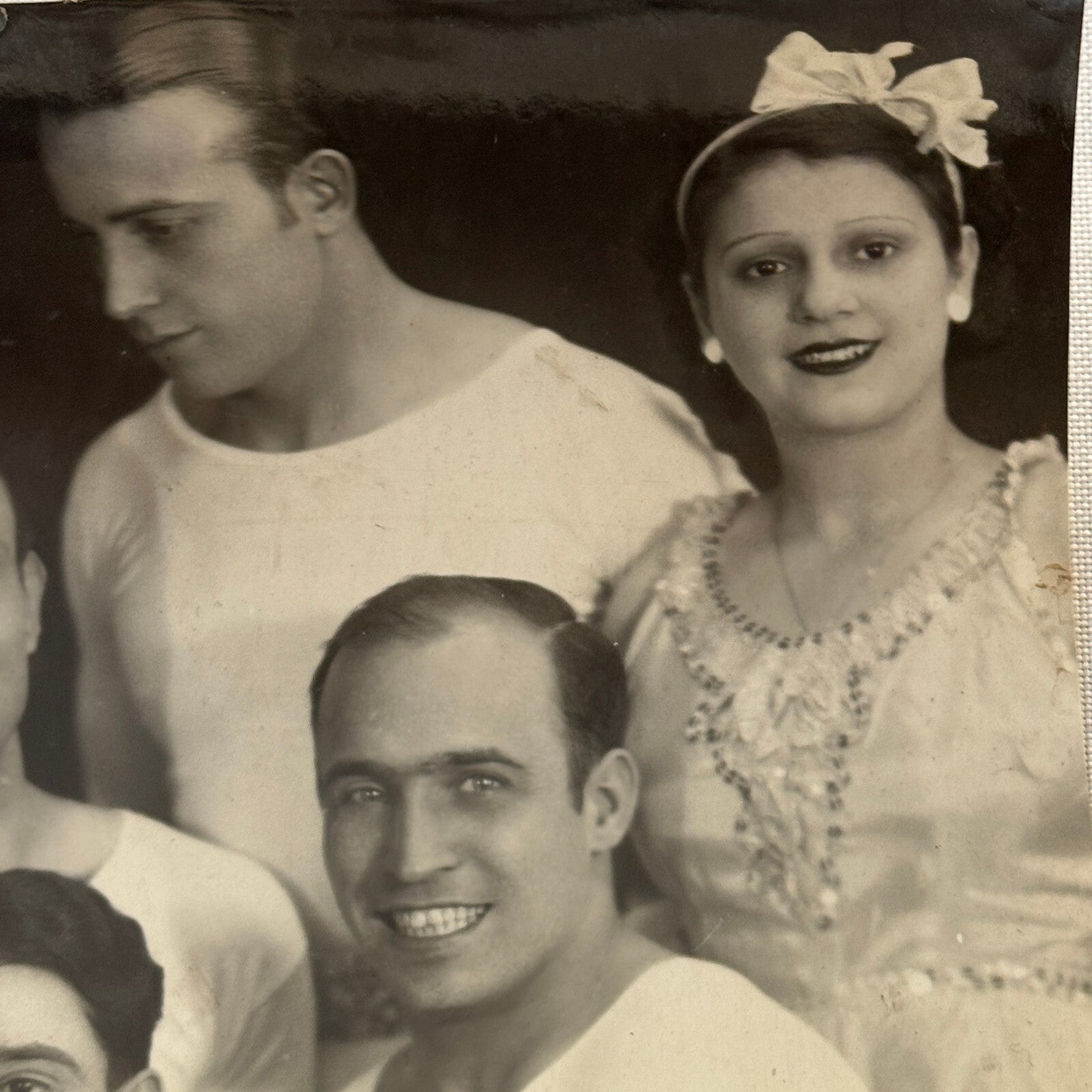 Circus Performer Acrobat Act Photo Photograph Print Vintage Troupe Frilli