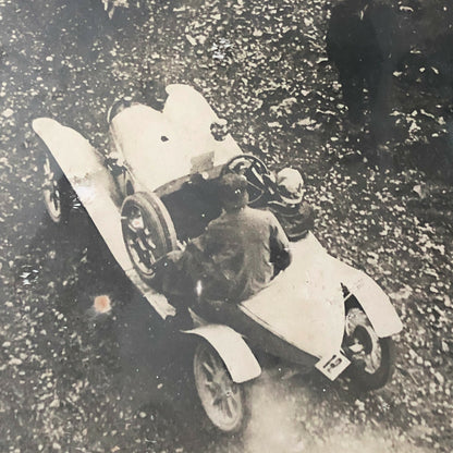 Early Car and Motorcycle Hill Climb Racing Framed Photo Photograph