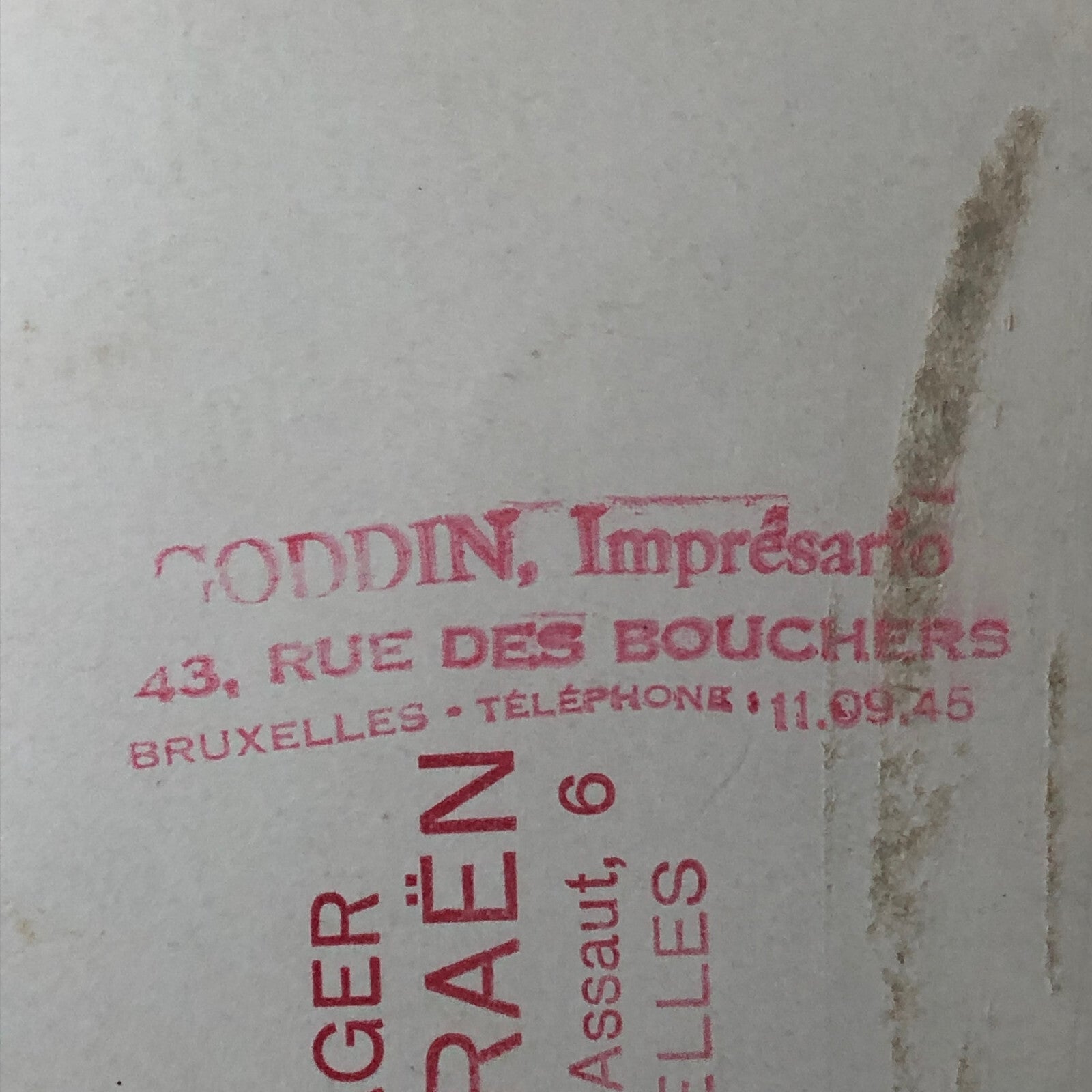 Circus Bicycle Act Photo Card Arnold & Delfini Comp Belgium Bike