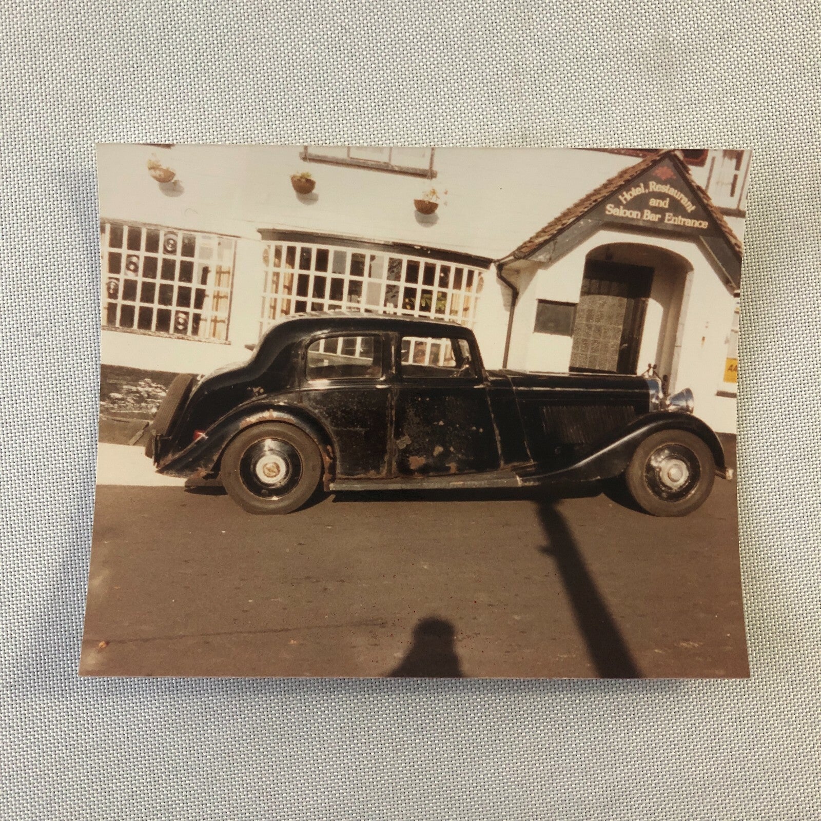 Vintage Bentley 4 1/4 Litre Barn Find Car Photo Photograph Print Lot of 2 