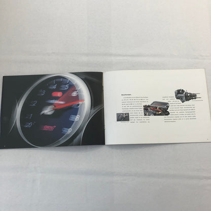Subaru Impreza WRX STi Car Sales Brochure Catalog GERMAN TEXT European