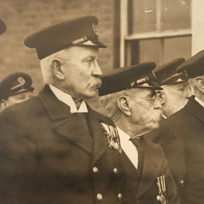 Vintage Press Photo Photograph Prince George Visit Seamans Institution 1933 UK