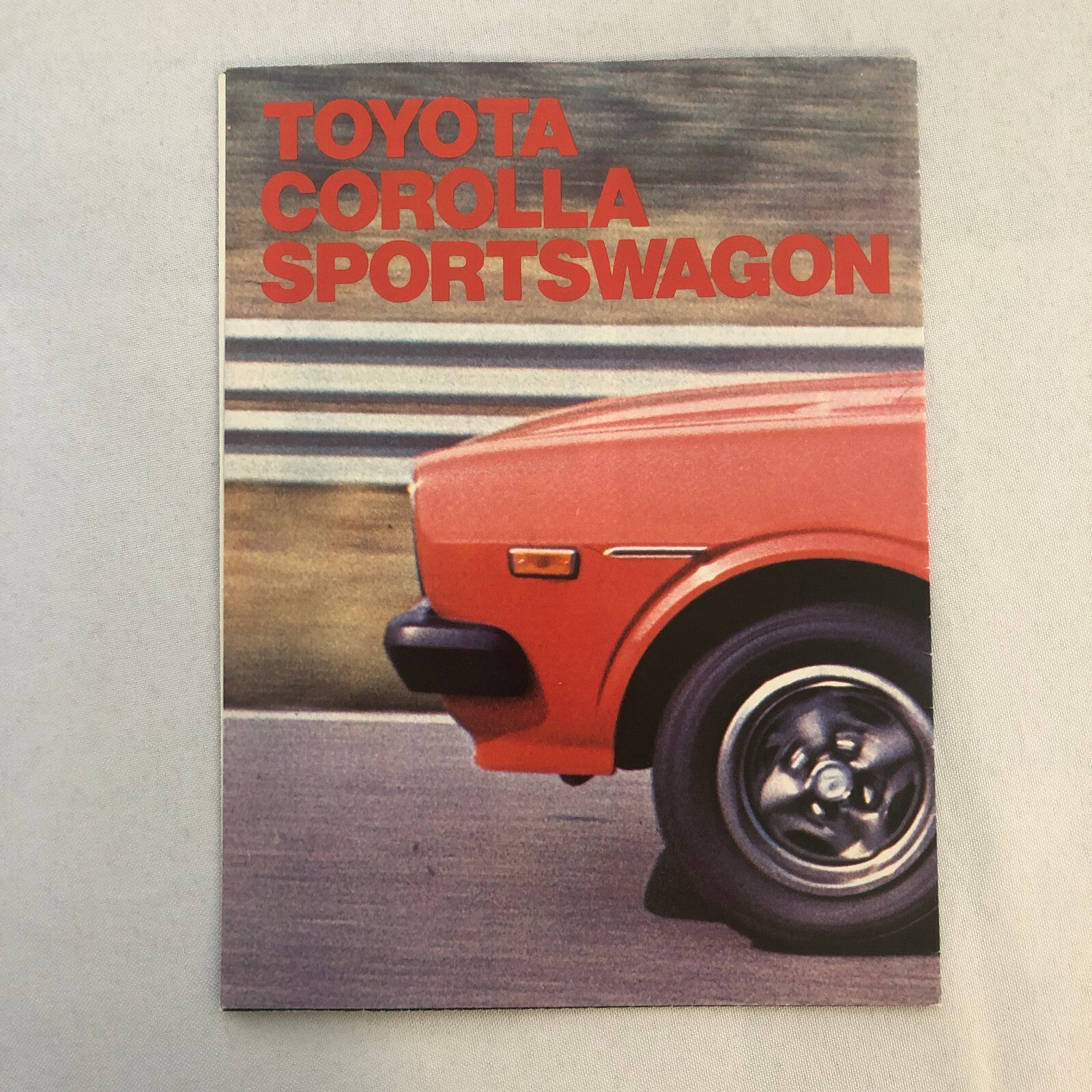 Toyota Corolla Sportswagon Station Wagon Sales Brochure Catalog Poster DUTCH
